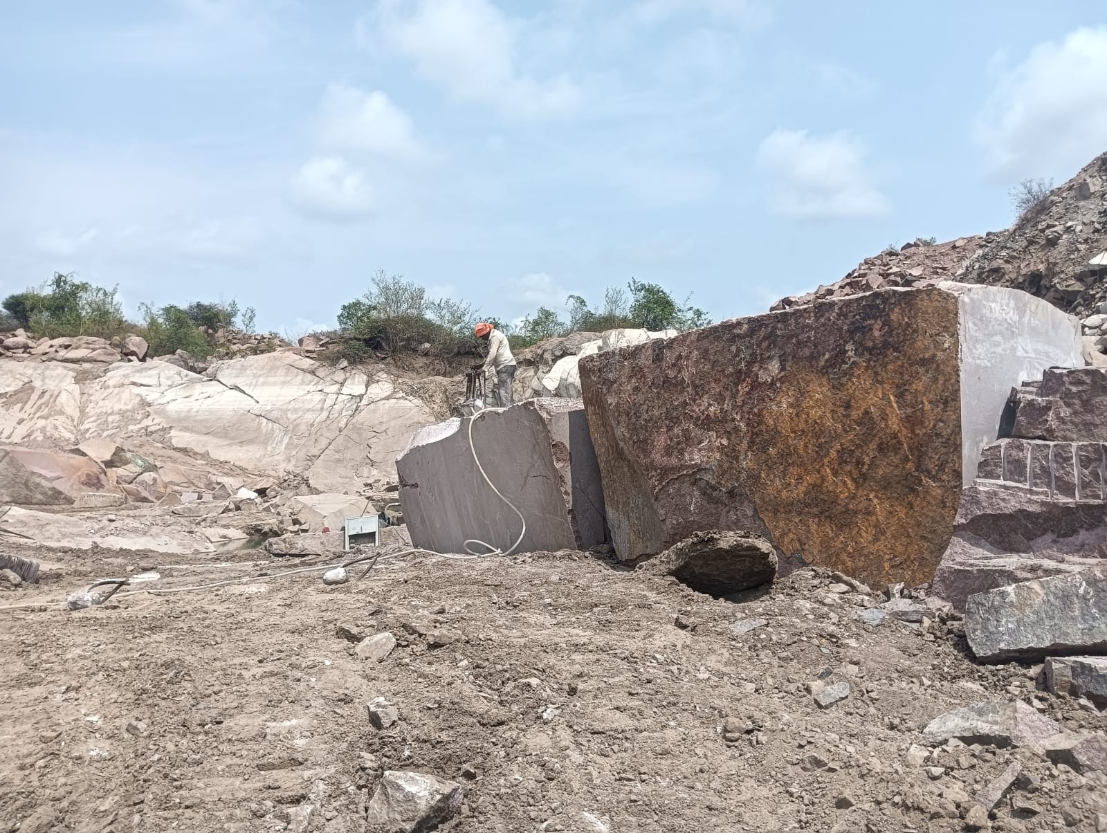 Active Excavation Face